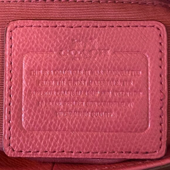 COACH PINK MINETTA SATCHEL CROSSBODY BAG - Picture 6 of 7